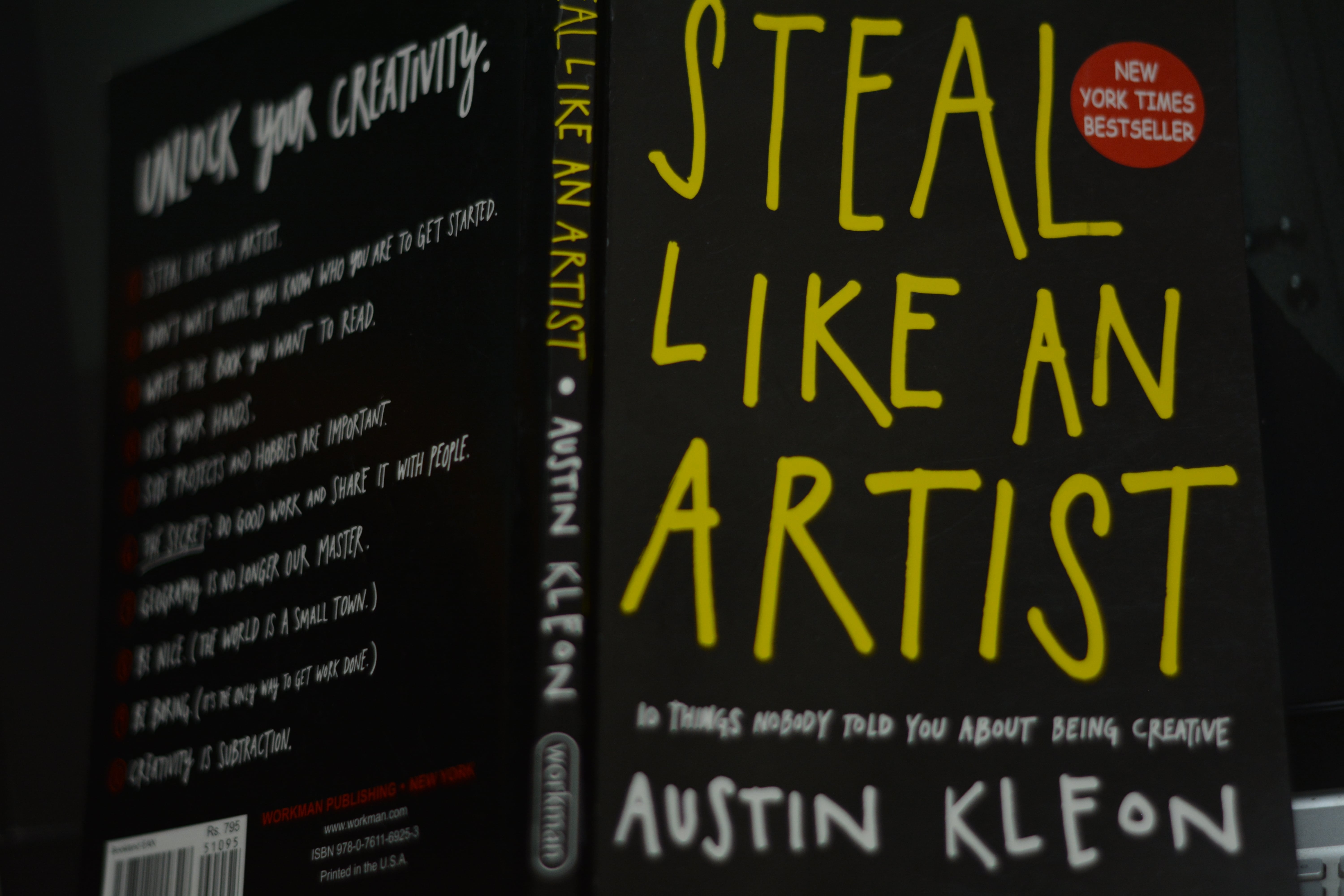 STEAL LIKE AN ARTIST by AUSTIN KLEON (Book Notes)